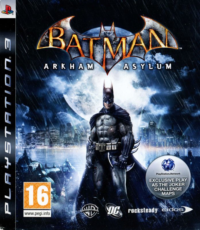 Batman: Arkham Asylum box art for Playstation 3